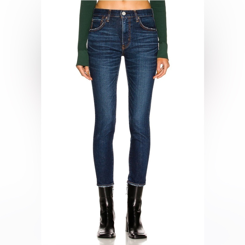 MOUSSY VINTAGE Cicero Skinny Jeans Dark Blue Denim Casual Women’s Size 26